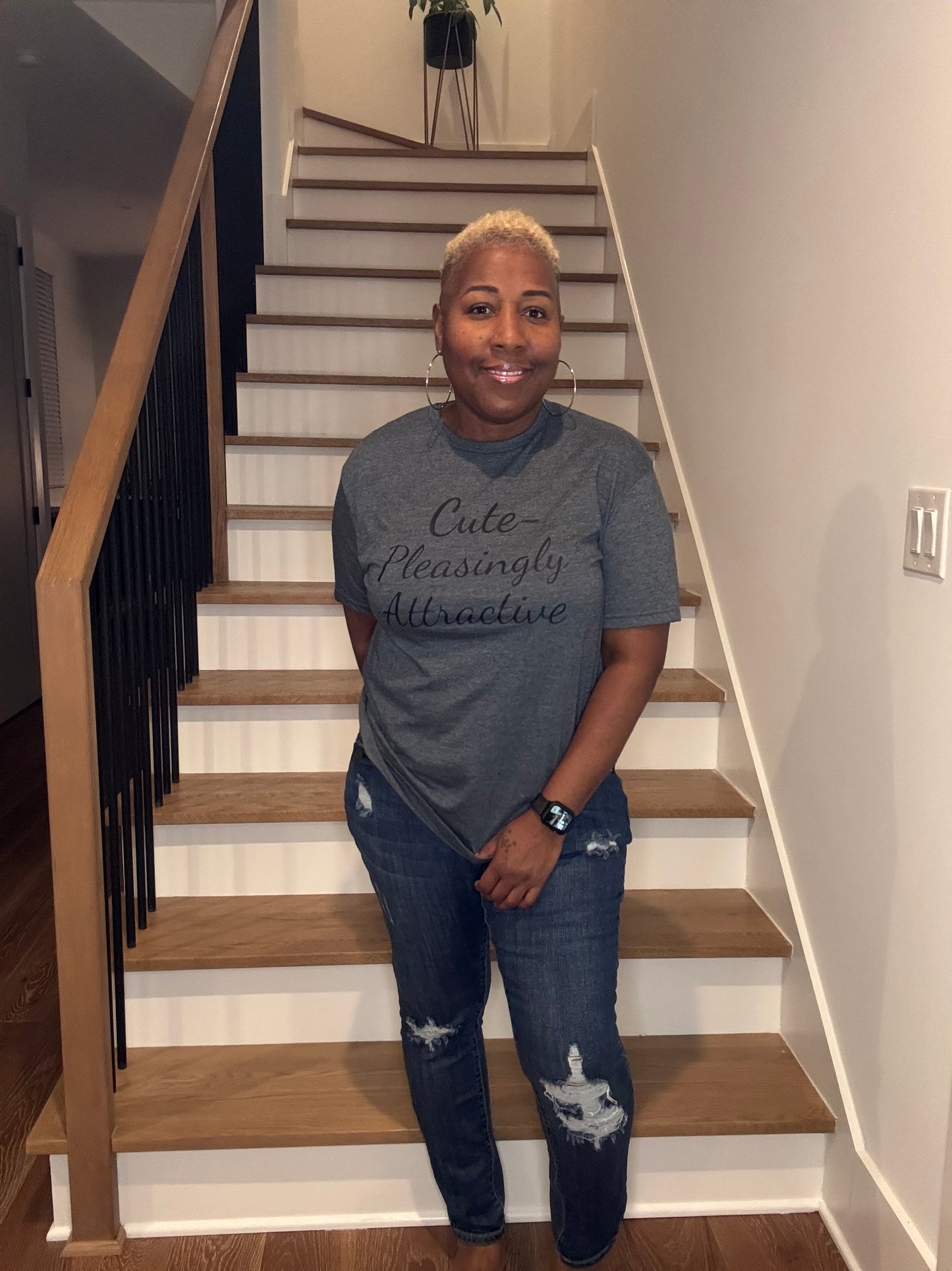 Metallic Gray T-Shirt