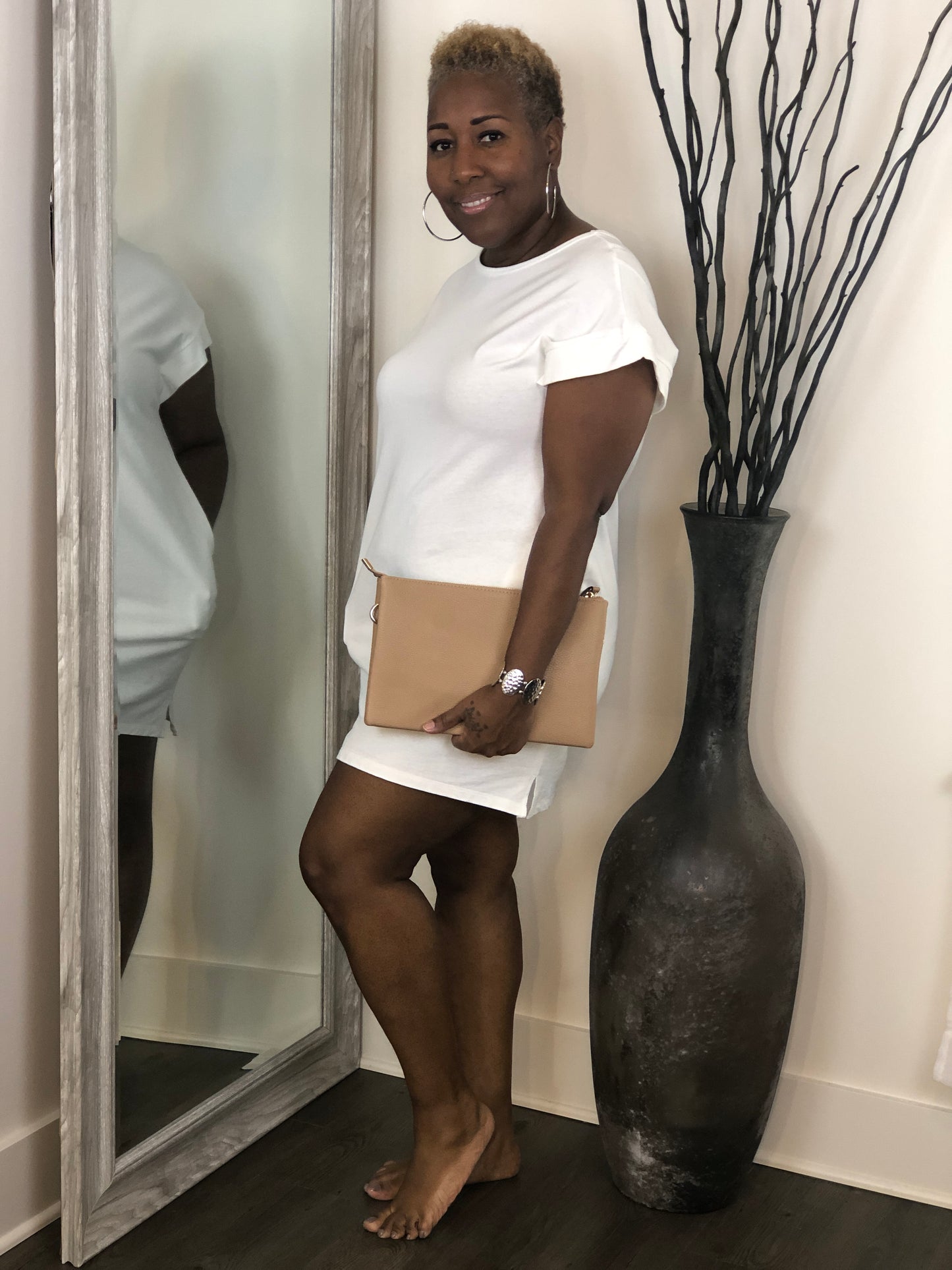 Beige Clutch