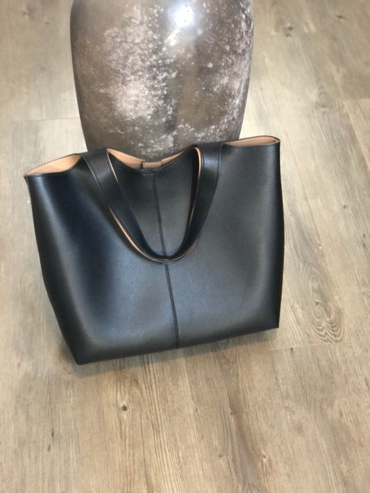 Black Shoulder Tote