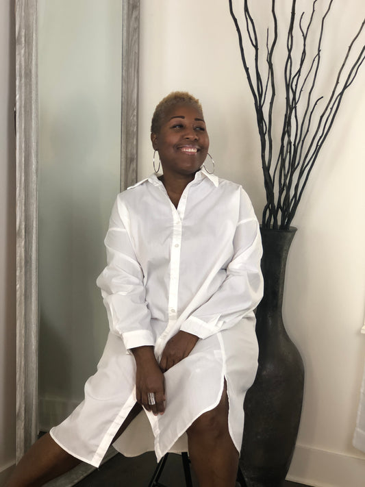 White Shirt Dress