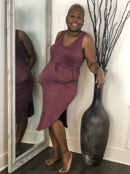 Nocturne Sleeveless Midi Dress